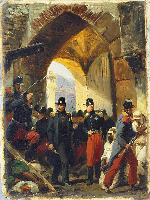 The duc de Nemours Entering Constantine, 1838, Horace Vernet