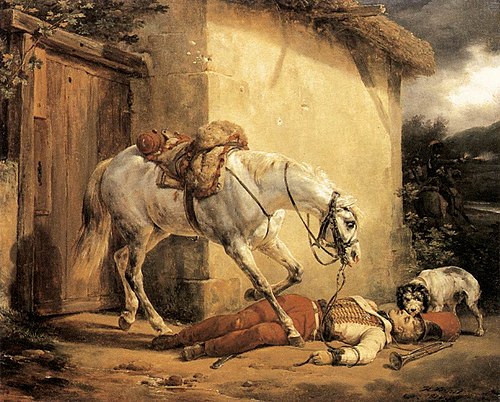Le Trompette blessé, 1819, Horace Vernet