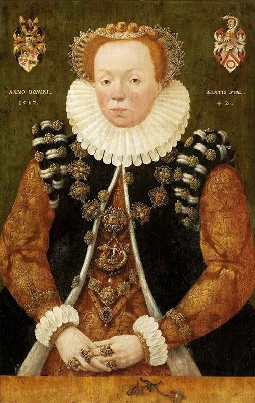 Portrait of Katharina von Hatzfeld, 1587, Hermann tom Ring