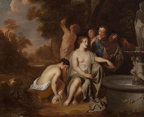 Diana and her Nymphs at a Fountain, 1648, Peter Lely