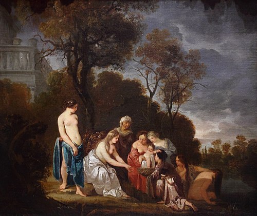 Moïse sauvé des eaux, 1650, Peter Lely