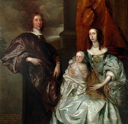 Family Portrait of Lord Wharton, 1656, Peter Lely