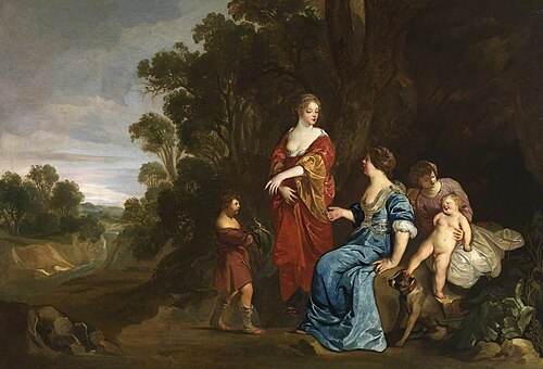 Reuben Presenting Mandrakes to Leah, 1645, Peter Lely