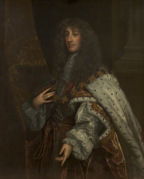 James II (1633–1701), Wearing Garter Robes, 1662, Peter Lely