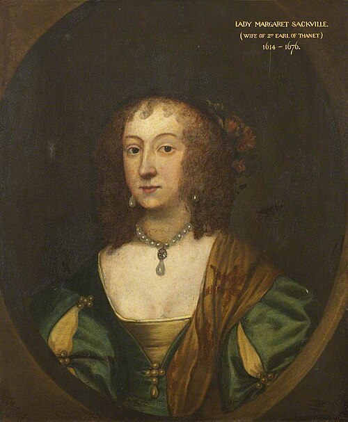 Lady Margaret Sackville (1614–1676), Countess of Thanet, 1650, Peter Lely