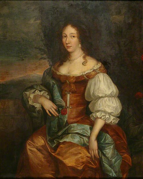 A Lady Holding a Rose, 1670, Peter Lely