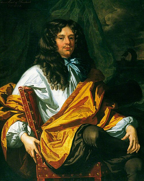 Edward Montagu, 1st Earl of Sandwich (1625–1672), Admiral, 1675, Peter Lely