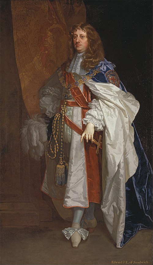 Edward Montagu, first Earl of Sandwich, 1660, Peter Lely