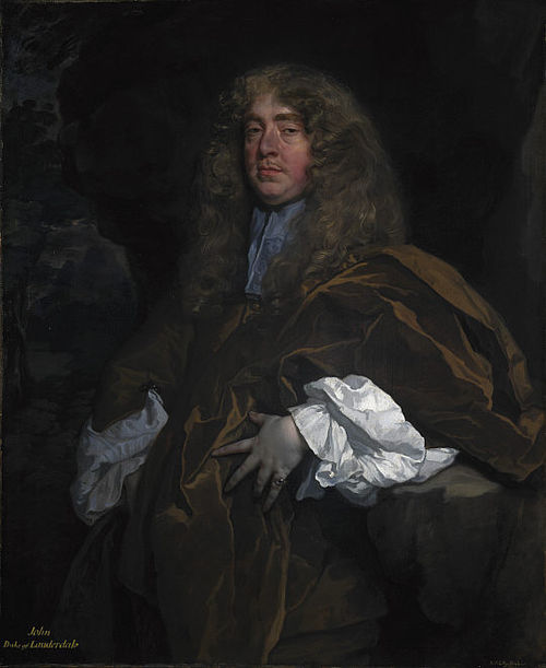 John Maitland, 2nd Earl and 1st Duke of Lauderdale, 1616 - 1682. Statesman, 1665, Peter Lely