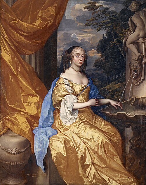 Anne Hyde, Duchess of York, 1637 - 1671. First wife of James VII and II, 1661, Peter Lely
