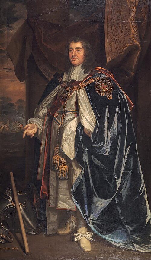 General George Monck, 1st Duke of Albemarle, 1608 - 1670. Soldier and statesman, , Peter Lely