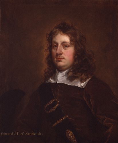 Edward Montagu, 1st Earl of Sandwich, 1655, Peter Lely