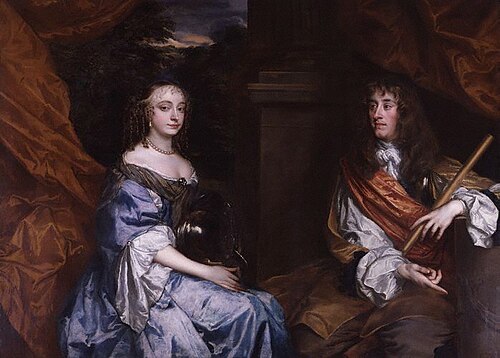 Anne Hyde, Duchess of York; King James II, 1660, Peter Lely