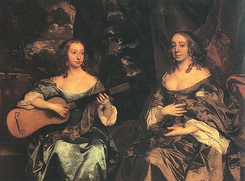 Two Ladies of the Lake Family, 1660, Peter Lely