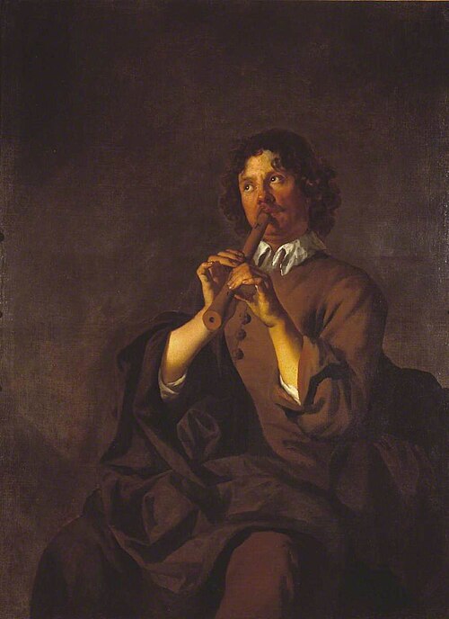 Man Playing a Pipe, 1648, Peter Lely