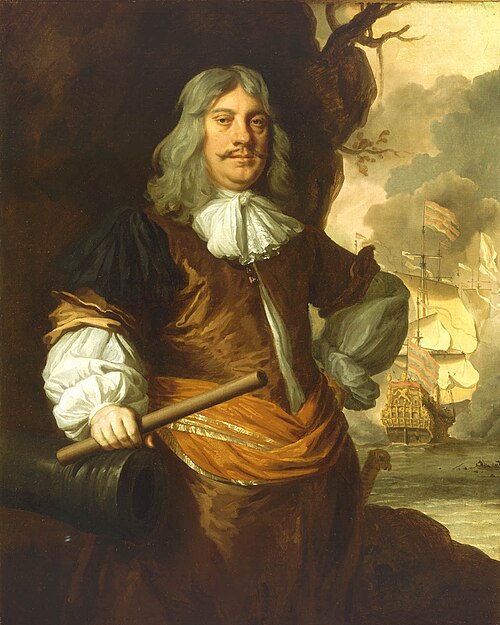 Portrait of Cornelis Tromp, 1629-91, 1675, Peter Lely