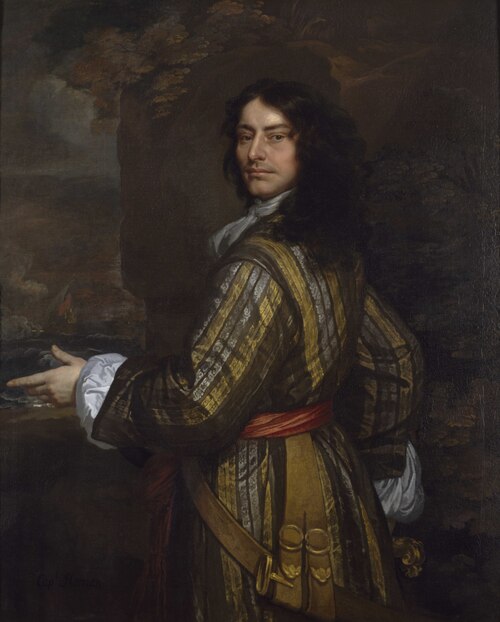 Flagmen of Lowestoft: Admiral Sir John Harman, d. 1673, 1666, Peter Lely