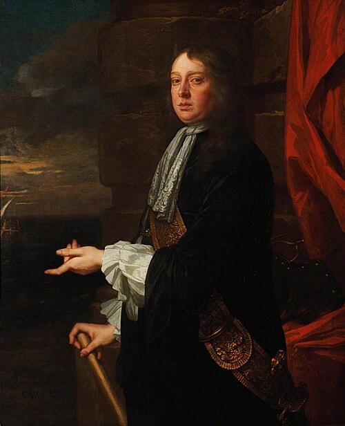 Flagmen of Lowestoft: Admiral Sir William Penn, 1621-70, 1665, Peter Lely