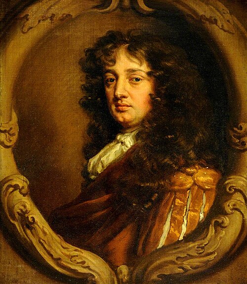 A Gentleman Dressed 'alla Romana'  wearing a Golden-coloured Cloak, 1655, Peter Lely