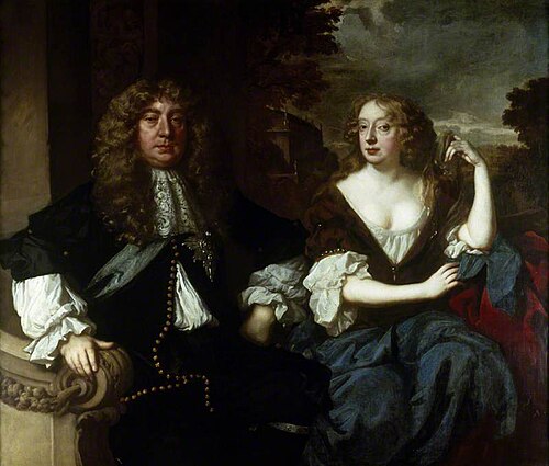 John Maitland, Duke of Lauderdale (1616-1682) and Elizabeth Murray, Countess of Dysart and Duchess o, 1675, Peter Lely