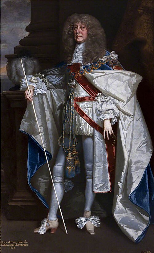 Henry Jermyn, 1st Earl of St Albans, KG (d.1684), in Garter Robes, 1674, Peter Lely