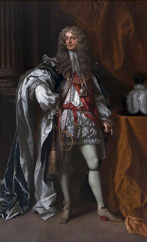 James Butler, 1st Duke of Ormonde KG (1610 – 1688), in Garter Robes, 1678, Peter Lely