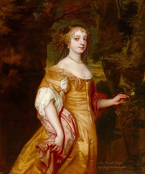 Called Elizabeth Wriothesley, Countess of Northumberland (1646 -1690), 1662, Peter Lely