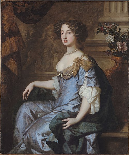 Queen Mary II in Blue, , Peter Lely