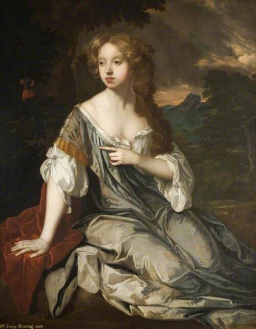 Portrait Of The Hon Mrs Lucy Loftus, 1667, Peter Lely