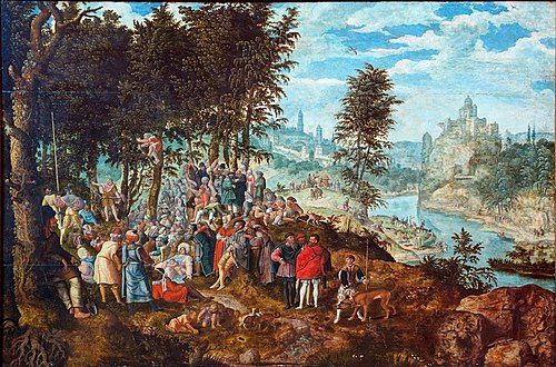 La prédication de saint Jean Baptiste, 1525, Master of the Lille preaching