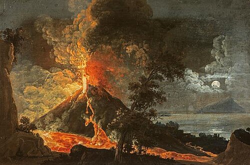 Eruption of Vesuvius, 1774, Pietro Antoniani