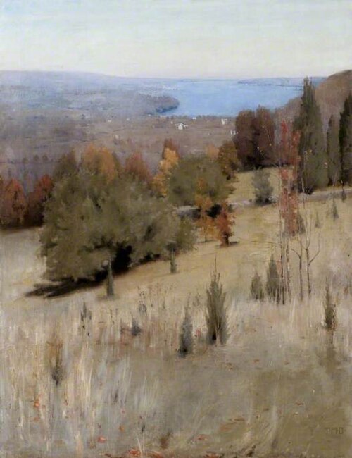 The Hudson River, 1884, Thomas Millie Dow