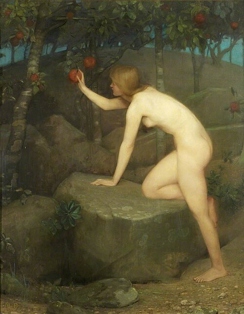 Eve (triptych, centre panel), 1898, Thomas Millie Dow