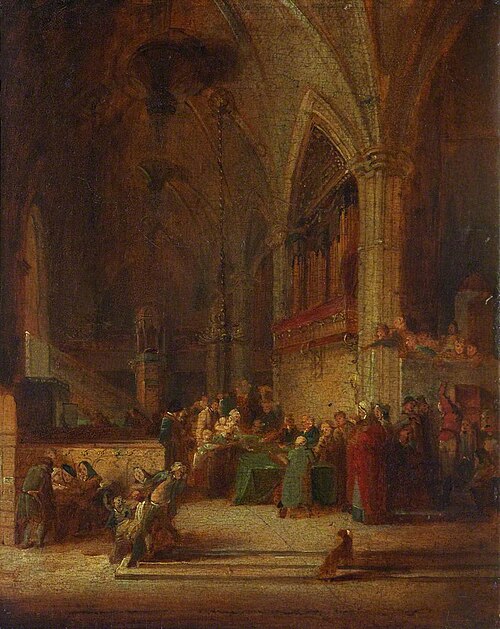 Interior of a Church, , William Home Lizars
