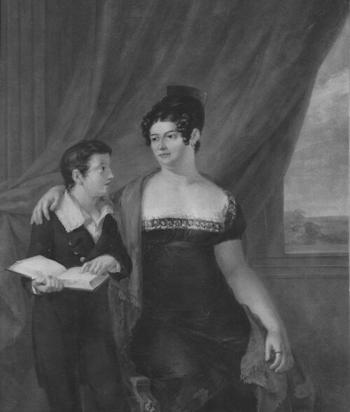 Hedvig Elisabet Lambertina von Schéele (1782-1858), married to the deputy assistant and art collecto, , Pehr Berggren