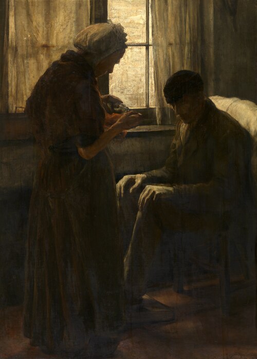 The Breadwinner, 1887, Alexandre Struys