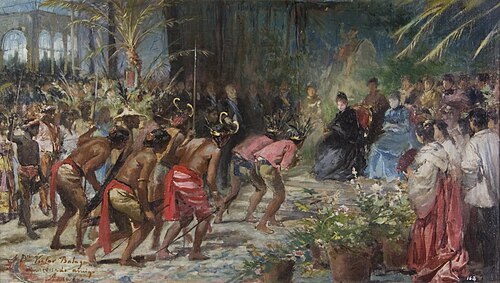 Esbós de la inauguració de l'Exposició Nacional de les Illes Filipines, 1887, Francisco Javier Amérigo y Aparici