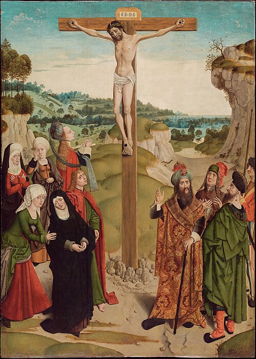 Crucifixion, 1485, Master of the Tiburtine Sibyl