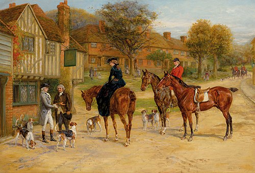 Meet at the inn, , Heywood Hardy