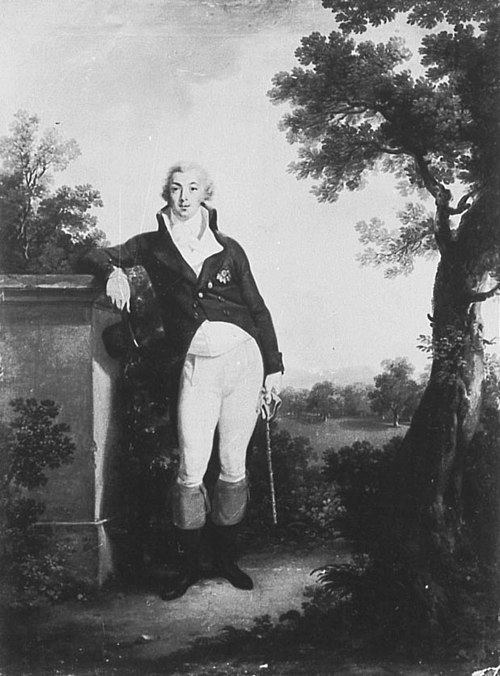 Retrato de Karl II, Grão-Duque de Mecklenburg-Strelitz, 1800, Francisco Vieira