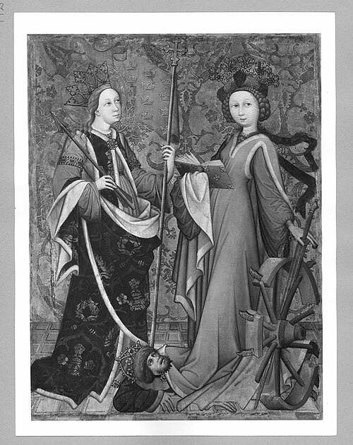 St. Catherine and St. Ursula, 1450, Thomas von Villach