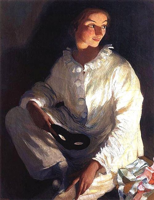 Autoportrait en Pierrot, 1911, Zinaïda Serebriakova