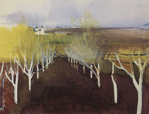 Orchard, 1908, Zinaida Serebryakova