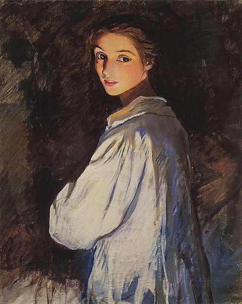 Girl with a candle. Self portrait, 1911, Zinaida Serebryakova