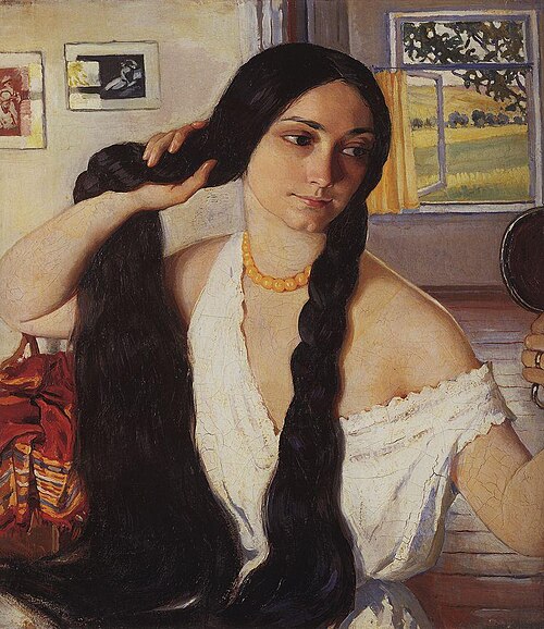 Olga Konstantinovna Lanceray, 1910, Zinaida Serebryakova