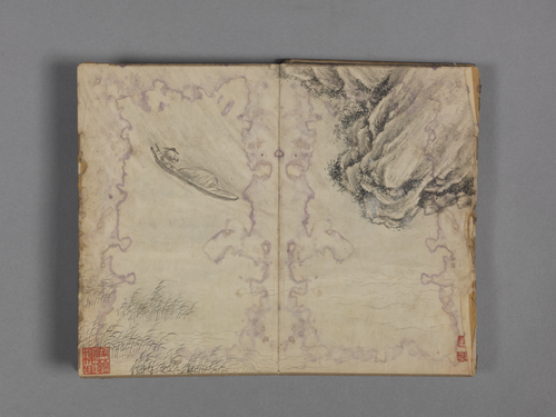 钱维城山水小册, , Qian Weicheng