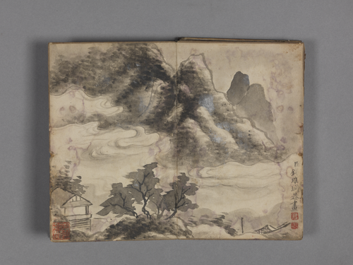 钱维城山水小册, , Qian Weicheng