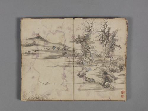 钱维城山水小册, , Qian Weicheng