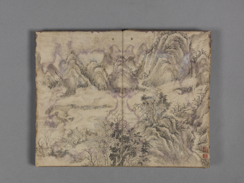 钱维城山水小册, , Qian Weicheng