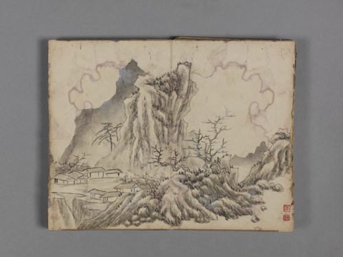 钱维城山水小册, , Qian Weicheng